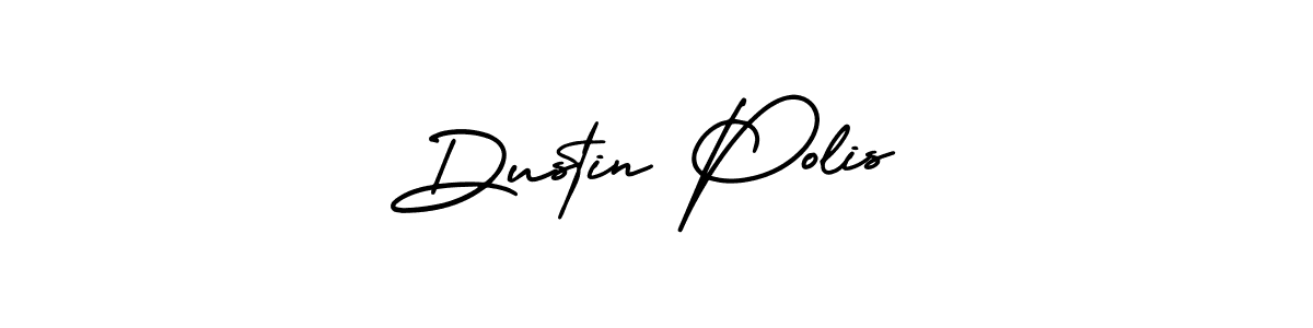 The best way (AmerikaSignatureDemo-Regular) to make a short signature is to pick only two or three words in your name. The name Dustin Polis include a total of six letters. For converting this name. Dustin Polis signature style 3 images and pictures png