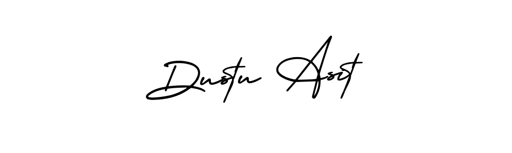 Use a signature maker to create a handwritten signature online. With this signature software, you can design (AmerikaSignatureDemo-Regular) your own signature for name Dustu Asit. Dustu Asit signature style 3 images and pictures png