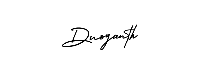 Design your own signature with our free online signature maker. With this signature software, you can create a handwritten (AmerikaSignatureDemo-Regular) signature for name Dusyanth. Dusyanth signature style 3 images and pictures png