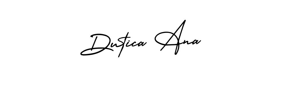 Also we have Dutica Ana name is the best signature style. Create professional handwritten signature collection using AmerikaSignatureDemo-Regular autograph style. Dutica Ana signature style 3 images and pictures png