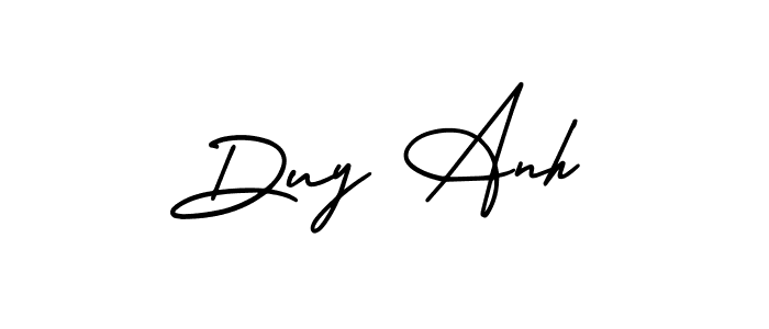 Make a beautiful signature design for name Duy Anh. With this signature (AmerikaSignatureDemo-Regular) style, you can create a handwritten signature for free. Duy Anh signature style 3 images and pictures png