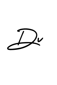 You should practise on your own different ways (AmerikaSignatureDemo-Regular) to write your name (Dv) in signature. don't let someone else do it for you. Dv signature style 3 images and pictures png