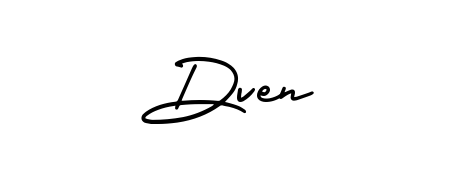Give your name Dven an exquisite flair with the AmerikaSignatureDemo-Regular script font. Ideal for contracts, resumes, and formal letterheads. Dven signature style 3 images and pictures png