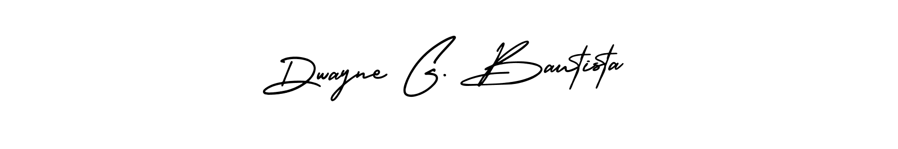 Make a beautiful signature design for name Dwayne G. Bautista. Use this online signature maker to create a handwritten signature for free. Dwayne G. Bautista signature style 3 images and pictures png