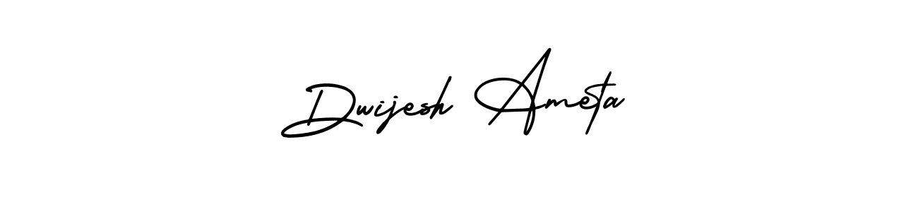Use a signature maker to create a handwritten signature online. With this signature software, you can design (AmerikaSignatureDemo-Regular) your own signature for name Dwijesh Ameta. Dwijesh Ameta signature style 3 images and pictures png