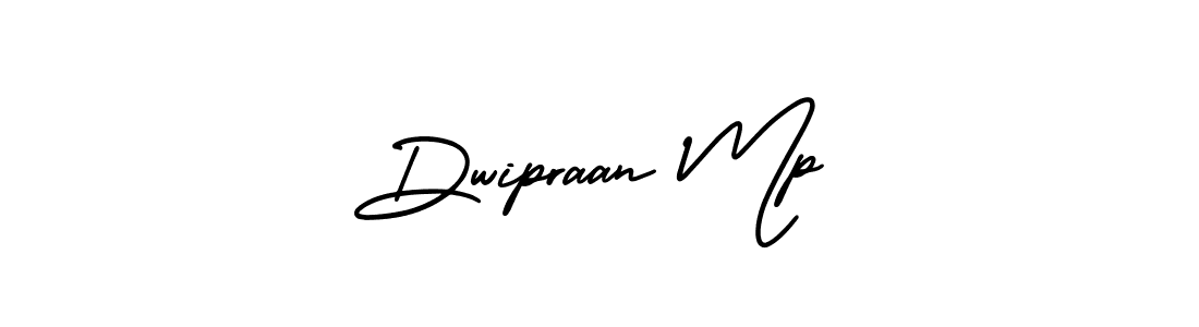 Dwipraan Mp stylish signature style. Best Handwritten Sign (AmerikaSignatureDemo-Regular) for my name. Handwritten Signature Collection Ideas for my name Dwipraan Mp. Dwipraan Mp signature style 3 images and pictures png
