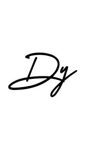 Make a beautiful signature design for name Dy. With this signature (AmerikaSignatureDemo-Regular) style, you can create a handwritten signature for free. Dy signature style 3 images and pictures png