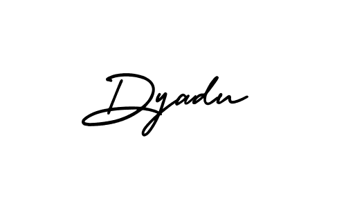 Once you've used our free online signature maker to create your best signature AmerikaSignatureDemo-Regular style, it's time to enjoy all of the benefits that Dyadu name signing documents. Dyadu signature style 3 images and pictures png