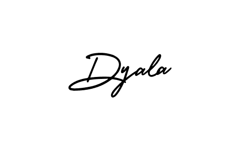 This is the best signature style for the Dyala name. Also you like these signature font (AmerikaSignatureDemo-Regular). Mix name signature. Dyala signature style 3 images and pictures png