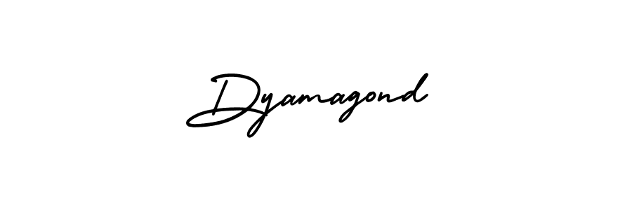 Dyamagond stylish signature style. Best Handwritten Sign (AmerikaSignatureDemo-Regular) for my name. Handwritten Signature Collection Ideas for my name Dyamagond. Dyamagond signature style 3 images and pictures png