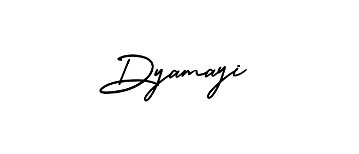 Make a beautiful signature design for name Dyamayi. Use this online signature maker to create a handwritten signature for free. Dyamayi signature style 3 images and pictures png