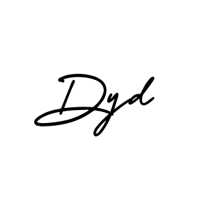 How to make Dyd signature? AmerikaSignatureDemo-Regular is a professional autograph style. Create handwritten signature for Dyd name. Dyd signature style 3 images and pictures png