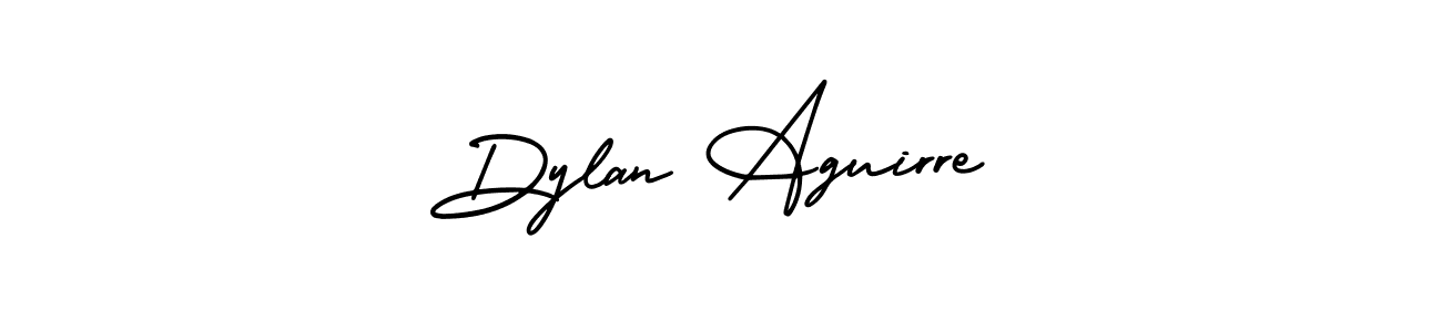 Use a signature maker to create a handwritten signature online. With this signature software, you can design (AmerikaSignatureDemo-Regular) your own signature for name Dylan Aguirre. Dylan Aguirre signature style 3 images and pictures png