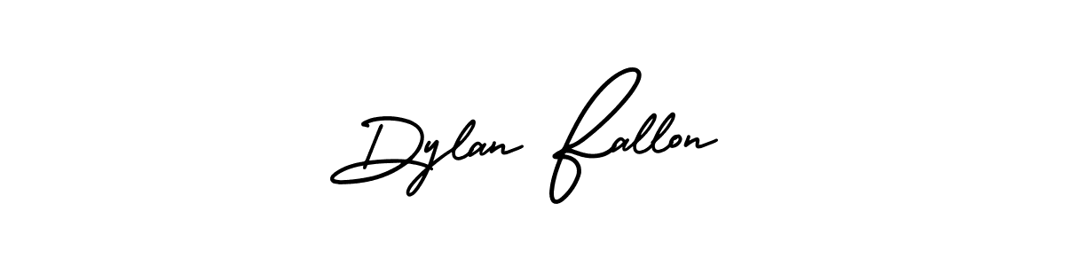 Create a beautiful signature design for name Dylan Fallon. With this signature (AmerikaSignatureDemo-Regular) fonts, you can make a handwritten signature for free. Dylan Fallon signature style 3 images and pictures png