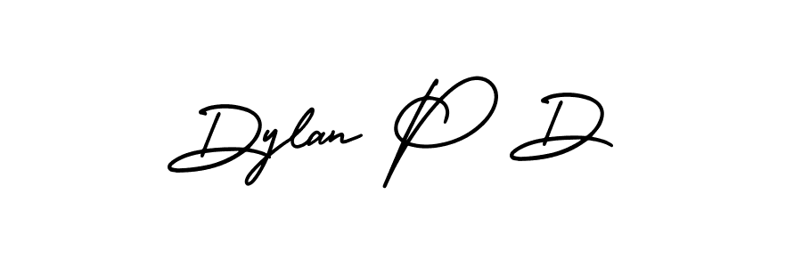 Make a beautiful signature design for name Dylan P D. With this signature (AmerikaSignatureDemo-Regular) style, you can create a handwritten signature for free. Dylan P D signature style 3 images and pictures png