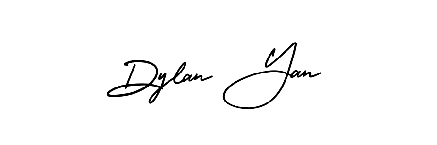 How to Draw Dylan Yan signature style? AmerikaSignatureDemo-Regular is a latest design signature styles for name Dylan Yan. Dylan Yan signature style 3 images and pictures png