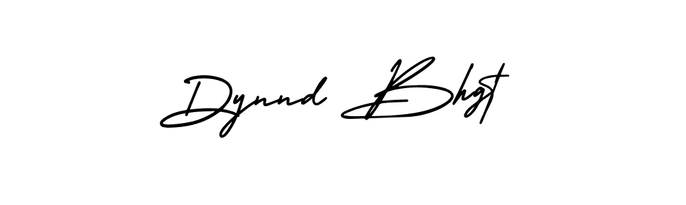 The best way (AmerikaSignatureDemo-Regular) to make a short signature is to pick only two or three words in your name. The name Dynnd Bhgt include a total of six letters. For converting this name. Dynnd Bhgt signature style 3 images and pictures png