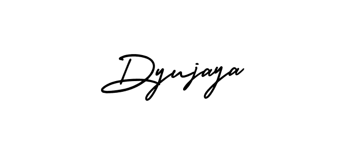 Design your own signature with our free online signature maker. With this signature software, you can create a handwritten (AmerikaSignatureDemo-Regular) signature for name Dyujaya. Dyujaya signature style 3 images and pictures png