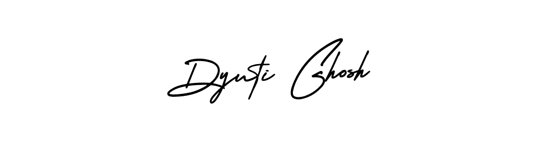 Make a short Dyuti Ghosh signature style. Manage your documents anywhere anytime using AmerikaSignatureDemo-Regular. Create and add eSignatures, submit forms, share and send files easily. Dyuti Ghosh signature style 3 images and pictures png