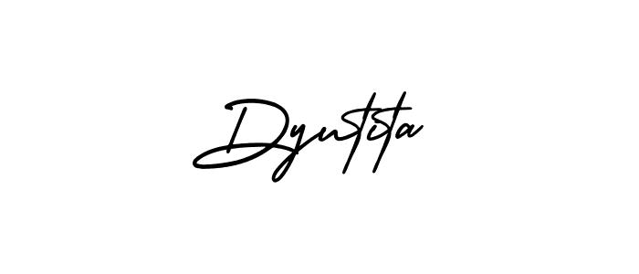 Here are the top 10 professional signature styles for the name Dyutita. These are the best autograph styles you can use for your name. Dyutita signature style 3 images and pictures png