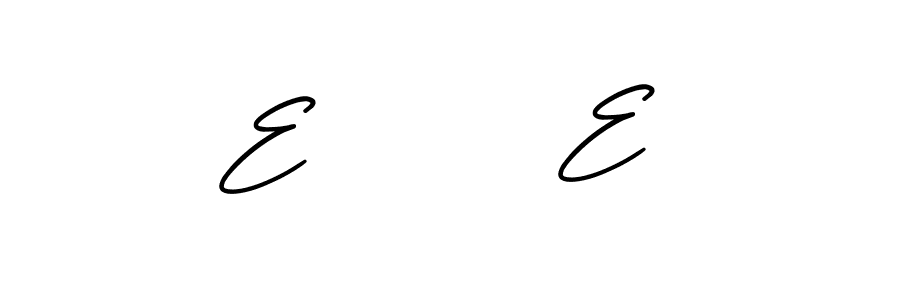 Similarly AmerikaSignatureDemo-Regular is the best handwritten signature design. Signature creator online .You can use it as an online autograph creator for name E       E. E       E signature style 3 images and pictures png