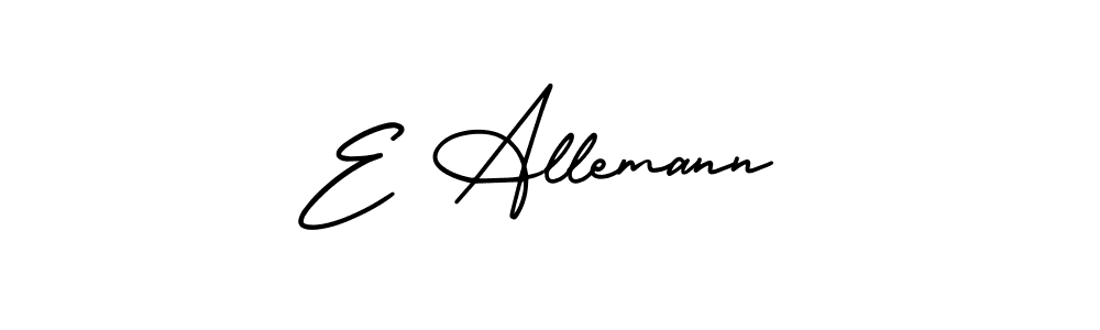 How to Draw E Allemann signature style? AmerikaSignatureDemo-Regular is a latest design signature styles for name E Allemann. E Allemann signature style 3 images and pictures png