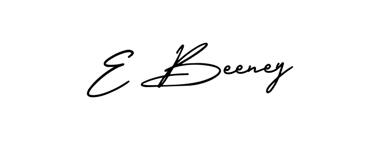 It looks lik you need a new signature style for name E Beeney. Design unique handwritten (AmerikaSignatureDemo-Regular) signature with our free signature maker in just a few clicks. E Beeney signature style 3 images and pictures png