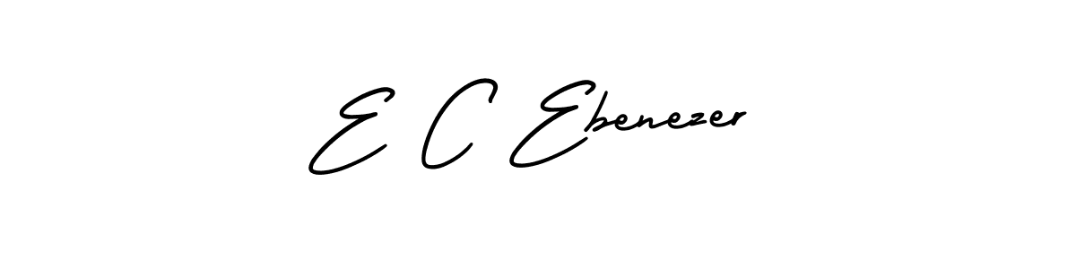 You can use this online signature creator to create a handwritten signature for the name E C Ebenezer. This is the best online autograph maker. E C Ebenezer signature style 3 images and pictures png