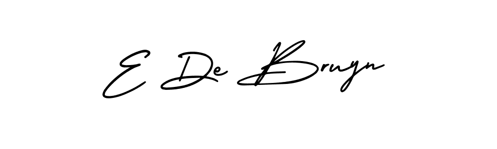 Make a beautiful signature design for name E De Bruyn. Use this online signature maker to create a handwritten signature for free. E De Bruyn signature style 3 images and pictures png