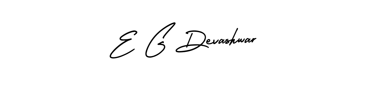 How to make E G Devashwar signature? AmerikaSignatureDemo-Regular is a professional autograph style. Create handwritten signature for E G Devashwar name. E G Devashwar signature style 3 images and pictures png