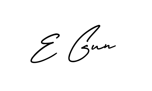 AmerikaSignatureDemo-Regular is a professional signature style that is perfect for those who want to add a touch of class to their signature. It is also a great choice for those who want to make their signature more unique. Get E Gun name to fancy signature for free. E Gun signature style 3 images and pictures png