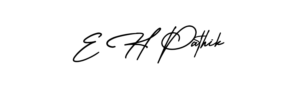 Check out images of Autograph of E H Pathik name. Actor E H Pathik Signature Style. AmerikaSignatureDemo-Regular is a professional sign style online. E H Pathik signature style 3 images and pictures png