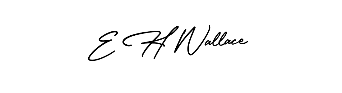 How to make E H Wallace signature? AmerikaSignatureDemo-Regular is a professional autograph style. Create handwritten signature for E H Wallace name. E H Wallace signature style 3 images and pictures png