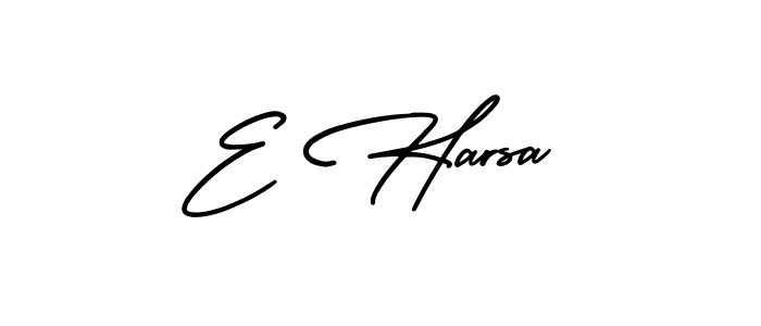 How to make E Harsa signature? AmerikaSignatureDemo-Regular is a professional autograph style. Create handwritten signature for E Harsa name. E Harsa signature style 3 images and pictures png