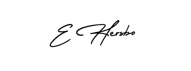 Also You can easily find your signature by using the search form. We will create E Hersbo name handwritten signature images for you free of cost using AmerikaSignatureDemo-Regular sign style. E Hersbo signature style 3 images and pictures png