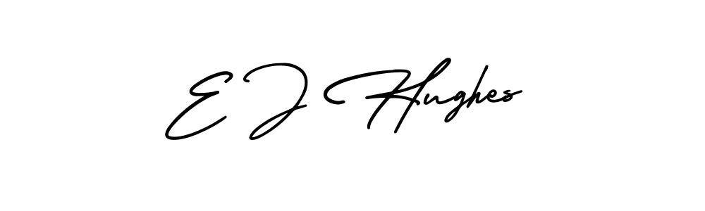 Best and Professional Signature Style for E J Hughes. AmerikaSignatureDemo-Regular Best Signature Style Collection. E J Hughes signature style 3 images and pictures png