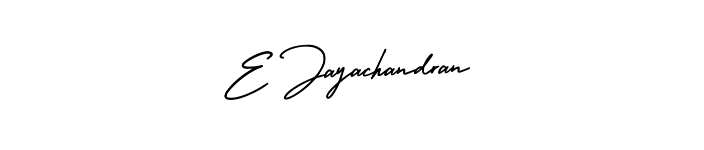 Also we have E Jayachandran name is the best signature style. Create professional handwritten signature collection using AmerikaSignatureDemo-Regular autograph style. E Jayachandran signature style 3 images and pictures png
