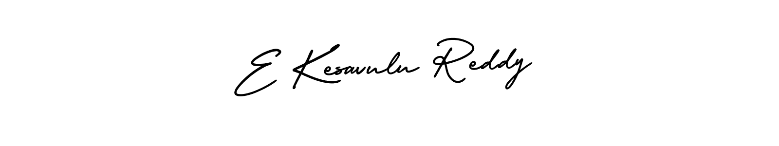 You should practise on your own different ways (AmerikaSignatureDemo-Regular) to write your name (E Kesavulu Reddy) in signature. don't let someone else do it for you. E Kesavulu Reddy signature style 3 images and pictures png