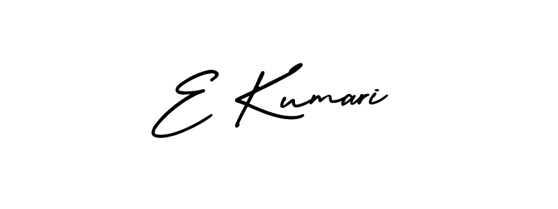This is the best signature style for the E Kumari name. Also you like these signature font (AmerikaSignatureDemo-Regular). Mix name signature. E Kumari signature style 3 images and pictures png