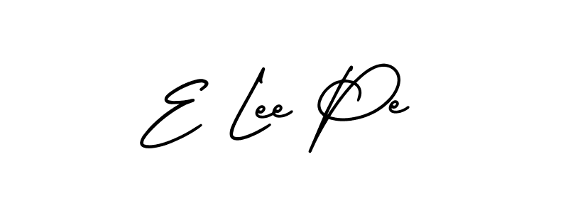 Best and Professional Signature Style for E Lee Pe. AmerikaSignatureDemo-Regular Best Signature Style Collection. E Lee Pe signature style 3 images and pictures png