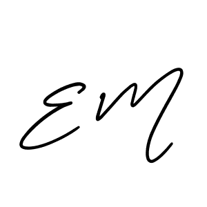 AmerikaSignatureDemo-Regular is a professional signature style that is perfect for those who want to add a touch of class to their signature. It is also a great choice for those who want to make their signature more unique. Get E M name to fancy signature for free. E M signature style 3 images and pictures png