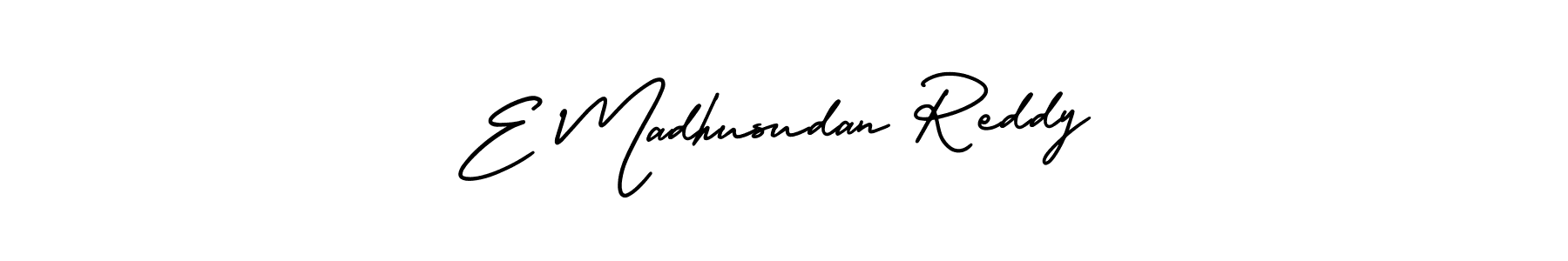 Make a beautiful signature design for name E Madhusudan Reddy. Use this online signature maker to create a handwritten signature for free. E Madhusudan Reddy signature style 3 images and pictures png