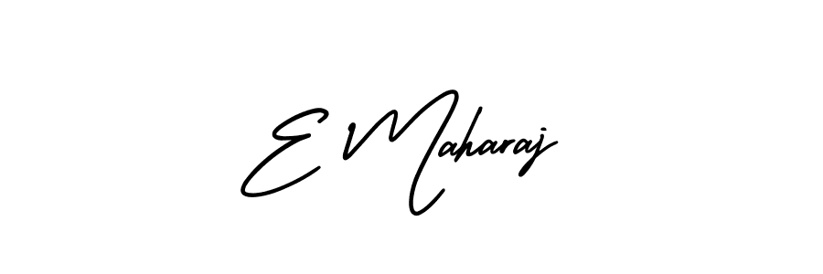 Create a beautiful signature design for name E Maharaj. With this signature (AmerikaSignatureDemo-Regular) fonts, you can make a handwritten signature for free. E Maharaj signature style 3 images and pictures png