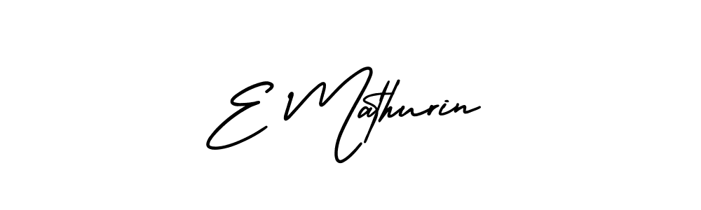 Check out images of Autograph of E Mathurin name. Actor E Mathurin Signature Style. AmerikaSignatureDemo-Regular is a professional sign style online. E Mathurin signature style 3 images and pictures png