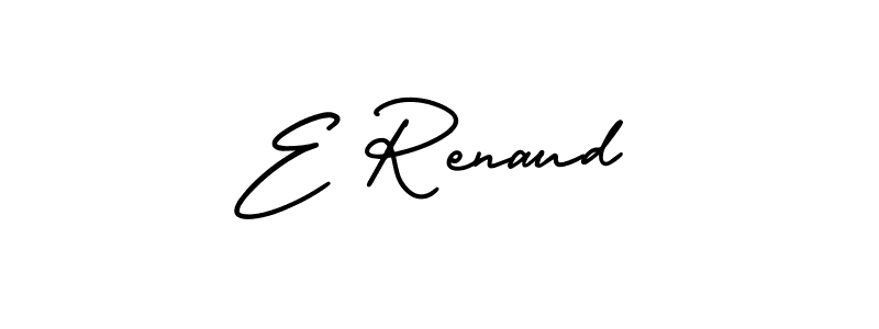 Make a beautiful signature design for name E Renaud. With this signature (AmerikaSignatureDemo-Regular) style, you can create a handwritten signature for free. E Renaud signature style 3 images and pictures png
