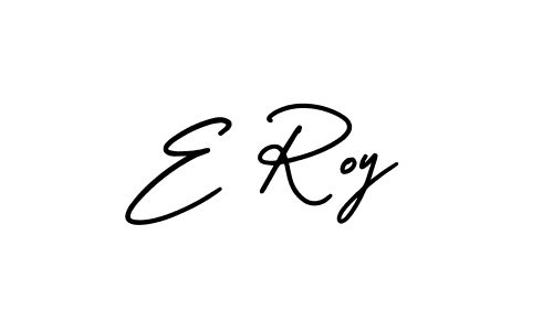 Similarly AmerikaSignatureDemo-Regular is the best handwritten signature design. Signature creator online .You can use it as an online autograph creator for name E Roy. E Roy signature style 3 images and pictures png
