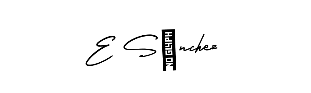 Also we have E Sánchez name is the best signature style. Create professional handwritten signature collection using AmerikaSignatureDemo-Regular autograph style. E Sánchez signature style 3 images and pictures png