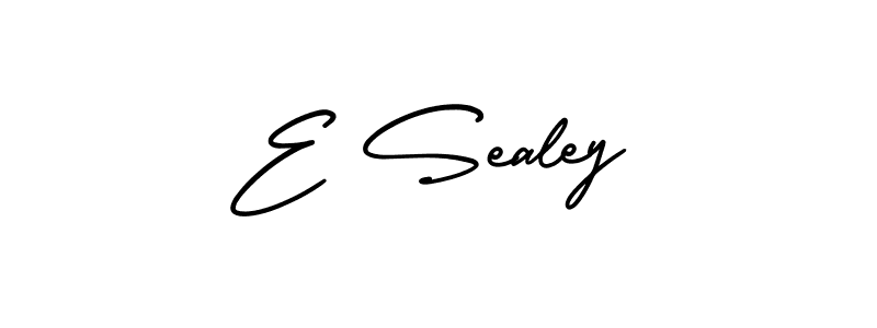 How to Draw E Sealey signature style? AmerikaSignatureDemo-Regular is a latest design signature styles for name E Sealey. E Sealey signature style 3 images and pictures png