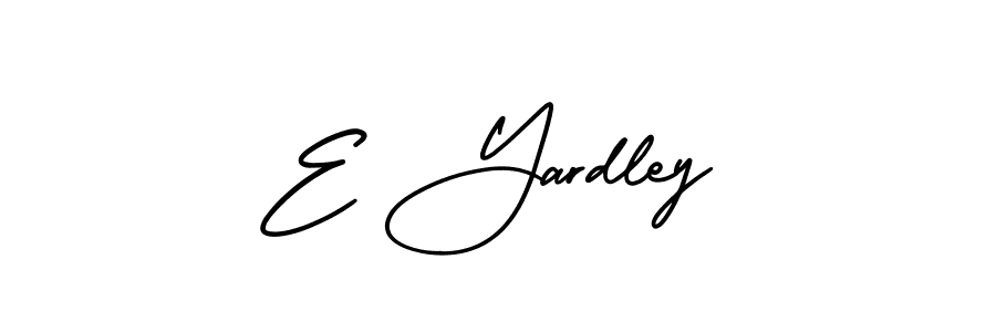 Make a beautiful signature design for name E Yardley. Use this online signature maker to create a handwritten signature for free. E Yardley signature style 3 images and pictures png