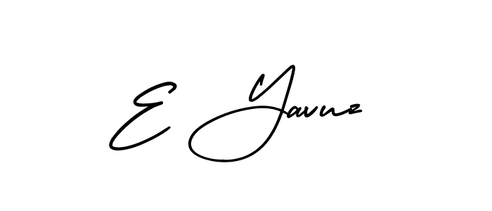 Once you've used our free online signature maker to create your best signature AmerikaSignatureDemo-Regular style, it's time to enjoy all of the benefits that E Yavuz name signing documents. E Yavuz signature style 3 images and pictures png